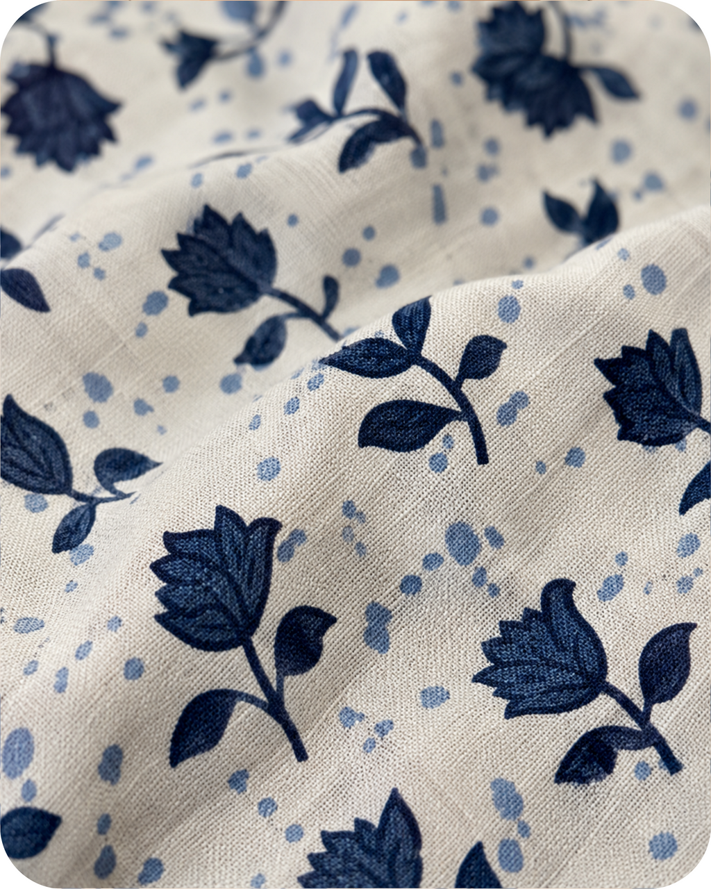 Classic Blue & Ivory Ethnic Kurti
