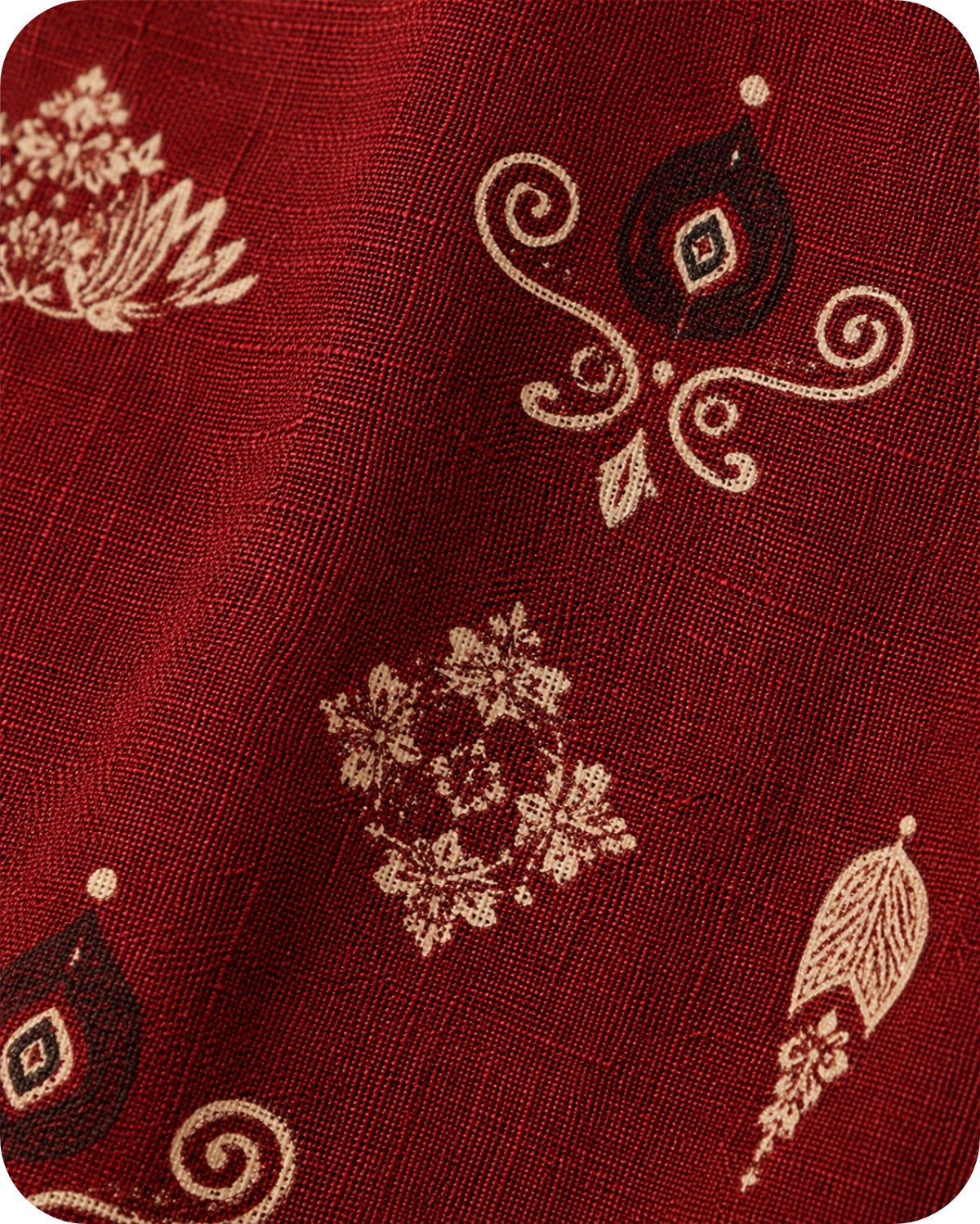 Elegant Maroon Ethnic Printed Kurti for Women